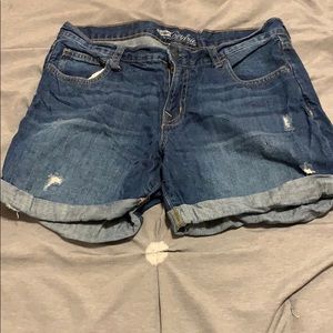 Denim shorts